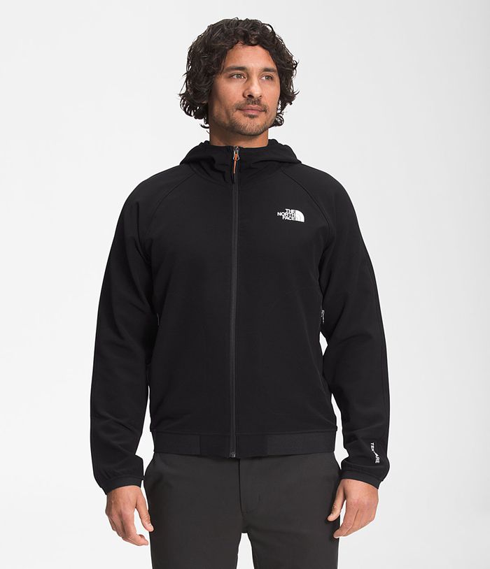 The North Face Mens Hoodie Tekware® Fleece Full Zip 086ZVGFBL - Black